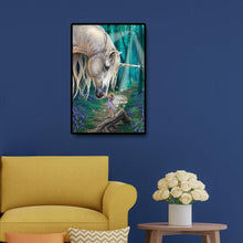 Lade das Bild in den Galerie-Viewer, Pferd und Elfe - voller runder Diamant - 30x40cm
