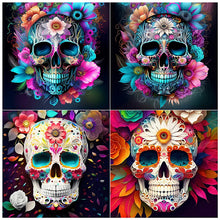 Lade das Bild in den Galerie-Viewer, Skull-Voller Diamond Painting-30x30cm
