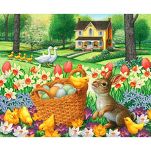 Lade das Bild in den Galerie-Viewer, Landschaft - voller quadratischer Diamant - 50x40cm

