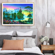 Lade das Bild in den Galerie-Viewer, Bergszene - teilquadratischer Diamant - 50x40cm
