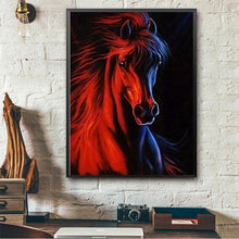 Lade das Bild in den Galerie-Viewer, Pferd für - voller runder Diamant - 40x50cm
