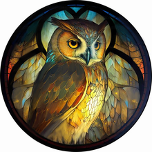 Lade das Bild in den Galerie-Viewer, Buntglas Animal-Voller Diamond Painting-30x30cm
