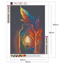 Lade das Bild in den Galerie-Viewer, Flaschenlaterne-Voller Bohrer Diamond Painting
