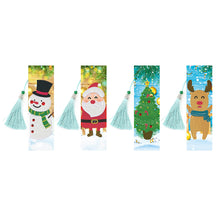 Lade das Bild in den Galerie-Viewer, 4pcs Weihnachten-DIY Diamond Painting Lesezeichen
