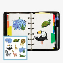 Lade das Bild in den Galerie-Viewer, 9pcs-Tier-Diy Handwerk Aufkleber
