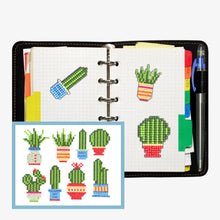 Lade das Bild in den Galerie-Viewer, 8pcs-Cactus-Diy Handwerk Aufkleber
