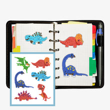 Lade das Bild in den Galerie-Viewer, 6pcs-Dinosaur World-Diy Handwerk Aufkleber
