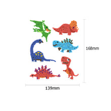Lade das Bild in den Galerie-Viewer, 6pcs-Dinosaur World-Diy Handwerk Aufkleber
