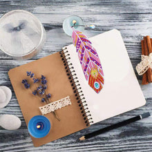 Lade das Bild in den Galerie-Viewer, DIY Diamond Painting-Feather Lesezeichen

