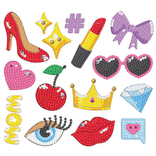 Lade das Bild in den Galerie-Viewer, 13pcs-Mother'S Day Jewelry-Diy Handwerk Aufkleber
