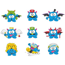 Lade das Bild in den Galerie-Viewer, 9pcs-Smurfs-Diy Handwerk Aufkleber
