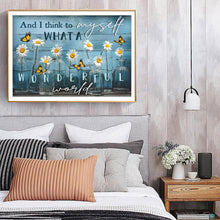 Lade das Bild in den Galerie-Viewer, Blumen-Vollbohrer Rundbohrer-50x40cm-Diamantmalerei
