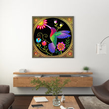 Lade das Bild in den Galerie-Viewer, Kolibri-speziell geformte Kristalldiamantmalerei-30 * 30cm
