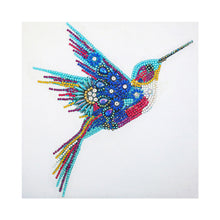 Lade das Bild in den Galerie-Viewer, Kolibri-speziell geformte Kristalldiamantmalerei-30 * 30cm
