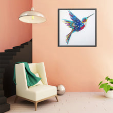 Lade das Bild in den Galerie-Viewer, Kolibri-speziell geformte Kristalldiamantmalerei-30 * 30cm
