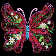 Lade das Bild in den Galerie-Viewer, Schmetterling-Kristall-Rhinestone-Diamant-Malerei(30*30CM)
