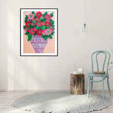 Lade das Bild in den Galerie-Viewer, Blume-speziell geformte Kristalldiamantmalerei-30 * 40CM
