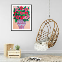 Lade das Bild in den Galerie-Viewer, Blume-speziell geformte Kristalldiamantmalerei-30 * 40CM
