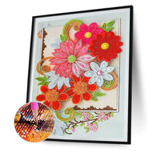 Lade das Bild in den Galerie-Viewer, Blume-speziell geformte Kristalldiamantmalerei-30 * 40CM
