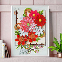 Lade das Bild in den Galerie-Viewer, Blume-speziell geformte Kristalldiamantmalerei-30 * 40CM
