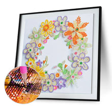 Lade das Bild in den Galerie-Viewer, Kranz-speziell geformte Kristalldiamantmalerei-30 * 30cm

