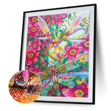 Lade das Bild in den Galerie-Viewer, Libelle-speziell geformtes Kristalldiamant-Gemälde-30*40cm
