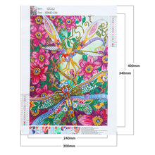 Lade das Bild in den Galerie-Viewer, Libelle-speziell geformtes Kristalldiamant-Gemälde-30*40cm
