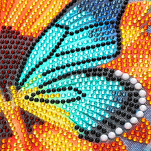 Lade das Bild in den Galerie-Viewer, Schmetterlings-Sonnenblume-speziell geformtes Kristalldiamant-Gemälde-30*40cm
