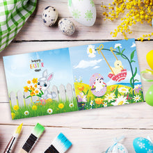 Lade das Bild in den Galerie-Viewer, 4pcs/Set-Easter-Diamond Grußkarten

