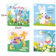 Lade das Bild in den Galerie-Viewer, 4pcs/Set-Easter-Diamond Grußkarten
