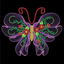 Lade das Bild in den Galerie-Viewer, Schmetterling-Kristall-Rhinestone-Diamant-Malerei(30*30CM)
