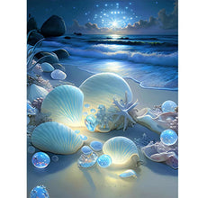 Lade das Bild in den Galerie-Viewer, Strandlandschaft - Full Drill Diamond Painting
