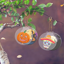 Lade das Bild in den Galerie-Viewer, 2 Stück/Satz Halloween beidseitig Schlüsselanhänger
