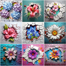 Lade das Bild in den Galerie-Viewer, Flowers-voller Round Diamond Painting-30x30cm

