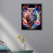 Lade das Bild in den Galerie-Viewer, Traumeule-Voller  Diamond Painting-30x40cm
