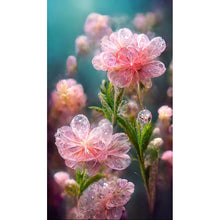 Lade das Bild in den Galerie-Viewer, Wassertropfen-Blumen-Vollbohrer-Diamantmalerei-40x70cm
