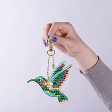 Lade das Bild in den Galerie-Viewer, 5 stücke Diamant Malerei Schlüsselanhänger Kits DIY Schlüsselanhänger Tasche Anhänger Kits
