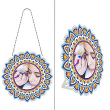 Lade das Bild in den Galerie-Viewer, Mandala Diamond painting-Hängespiegel
