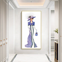 Lade das Bild in den Galerie-Viewer, Kleid Lady - Full Round Diamond Painting
