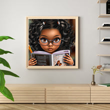 Lade das Bild in den Galerie-Viewer, Mädchen-Volle Runde Diamond Painting-30x30cm
