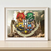 Lade das Bild in den Galerie-Viewer, Hogwarts Voller runder Diamant Malerei 40*30CM

