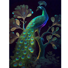 Lade das Bild in den Galerie-Viewer, Pfau-Voll Round Diamond Painting-30x40cm
