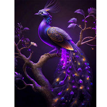Lade das Bild in den Galerie-Viewer, Pfau-Voll Round Diamond Painting-30x40cm
