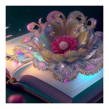 Lade das Bild in den Galerie-Viewer, Colored Flower Magic Book-Voller Diamond Painting-30x30cm
