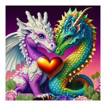Lade das Bild in den Galerie-Viewer, Drachen-Voller  Diamond Painting-30x30cm

