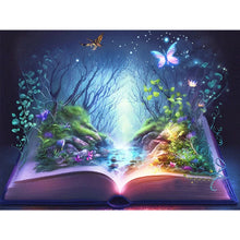 Lade das Bild in den Galerie-Viewer, Magisches Buch-Volle Runde Diamond Painting-40x30cm
