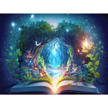 Lade das Bild in den Galerie-Viewer, Magisches Buch-Volle Runde Diamond Painting-40x30cm
