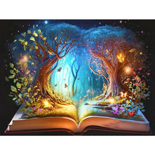 Lade das Bild in den Galerie-Viewer, Magisches Buch-Volle Runde Diamond Painting-40x30cm
