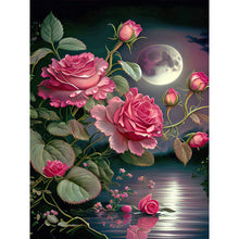 Lade das Bild in den Galerie-Viewer, Mondscheinrose-Voller Bohrer Diamond Painting
