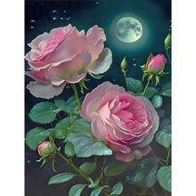 Lade das Bild in den Galerie-Viewer, Mondscheinrose-Voller Bohrer Diamond Painting
